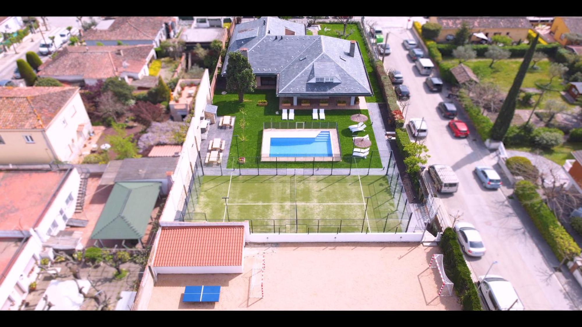 Casa De Vacaciones Con Padel En Montseny By Can Forcadell Gerona Buitenkant foto